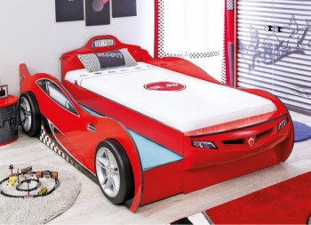 CARBED Кровать-машина Coupe с выдвижной кроватью Red 20.03.1306.00 в Сосновоборске - sosnovoborsk.mebel54.com | фото