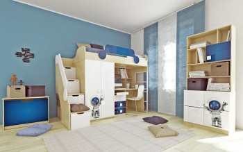 Детская комната Санни (Белый/корпус Клен) в Сосновоборске - sosnovoborsk.mebel54.com | фото