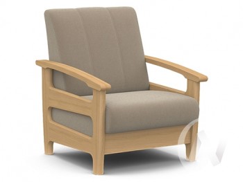 Кресло для отдыха Омега (бук лак/CATANIA LATTE) в Сосновоборске - sosnovoborsk.mebel54.com | фото