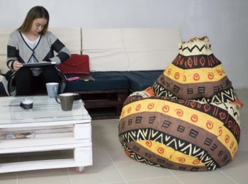 Кресло-груша Большое-Африка в Сосновоборске - sosnovoborsk.mebel54.com | фото