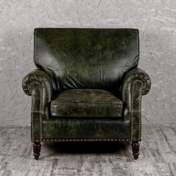 Кресло кожаное Лофт Аристократ (ширина 1070 мм) в Сосновоборске - sosnovoborsk.mebel54.com | фото