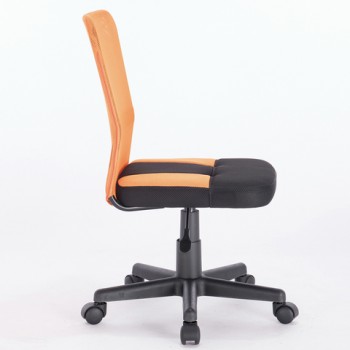 Кресло компактное BRABIX Smart MG-313 (черный, оранжевый) в Сосновоборске - sosnovoborsk.mebel54.com | фото