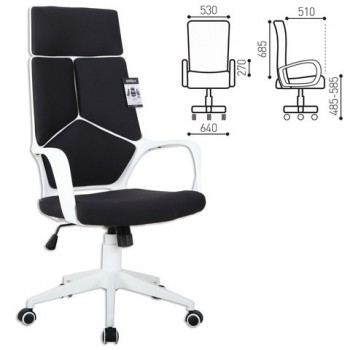 Кресло офисное BRABIX Prime EX-515 (черная ткань) в Сосновоборске - sosnovoborsk.mebel54.com | фото