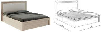 Кровать 1,6 Глэдис (М32) с подъемным механизмом Распродажа в Сосновоборске - sosnovoborsk.mebel54.com | фото