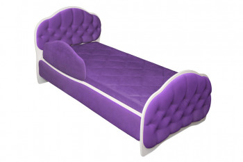 Кровать 170 Гармония 32 Фиолетовый (мягкий бортик) в Сосновоборске - sosnovoborsk.mebel54.com | фото