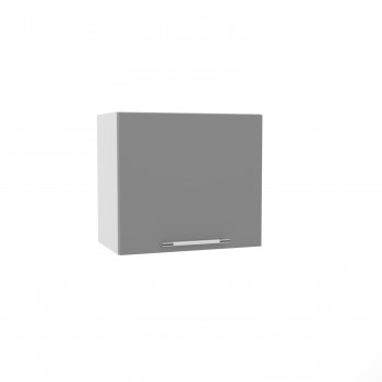 Лофт ВПГ 500 шкаф верхний горизонтальный высокий (Штукатурка белая/корпус Серый) в Сосновоборске - sosnovoborsk.mebel54.com | фото