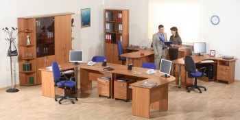 Мебель для персонала Альфа 61 Ольха в Сосновоборске - sosnovoborsk.mebel54.com | фото
