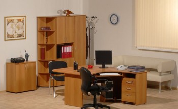 Мебель для персонала Рубин 42 Светлый миланский орех в Сосновоборске - sosnovoborsk.mebel54.com | фото