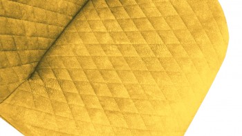 Стул «Оливер» К3 Черный/Микровелюр Wellmart Yellow в Сосновоборске - sosnovoborsk.mebel54.com | фото